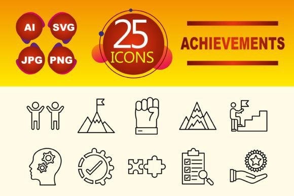 Achievements Graphics for Crafters