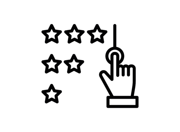Customer Review Graphics for Modern Branding