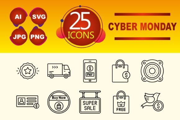 Cyber Monday Graphics for Digital Sellers