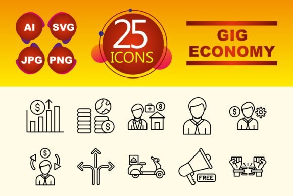 Gig Economy Graphics for Digital Sellers
