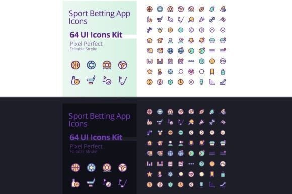 Graphics for Sports Betting UI Icons Kit