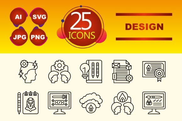 Icons for Embroidery