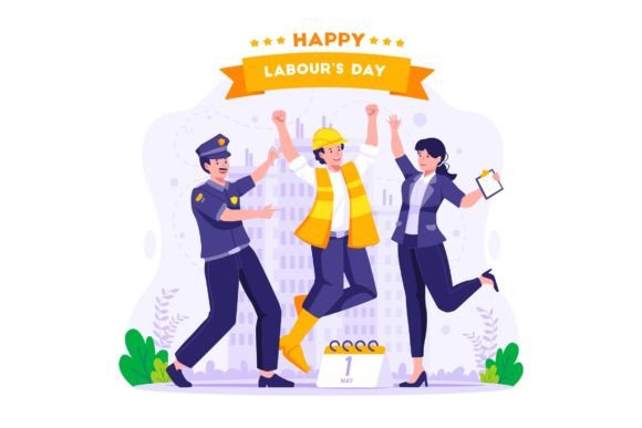 Labour Day Graphic for Marketing