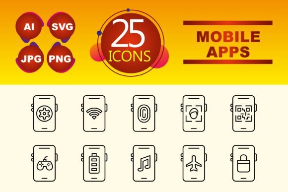 Mobile Apps Graphics for Crafters