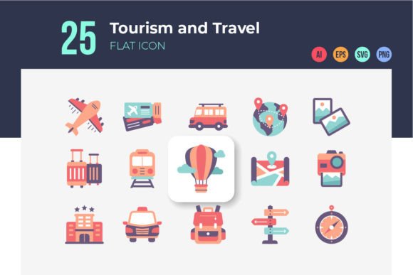 Travel Icons for Crafters